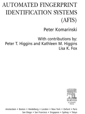 cover image of Automated Fingerprint Identification Systems (AFIS)